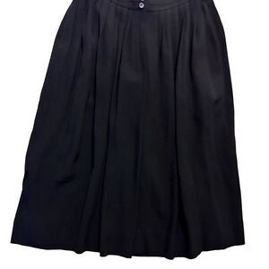 Vintage Franck Olivier Paris Skirt *‎ Size 8 (28" waist) *  Couture Pleated